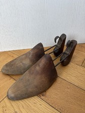 Pair vintage wooden shoe - vintage,