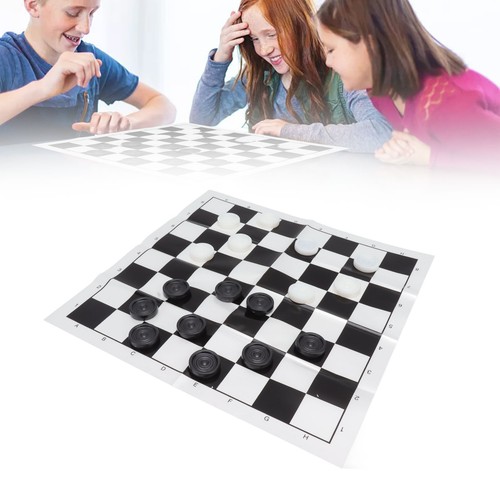 Checkers set stackable black - checkers,