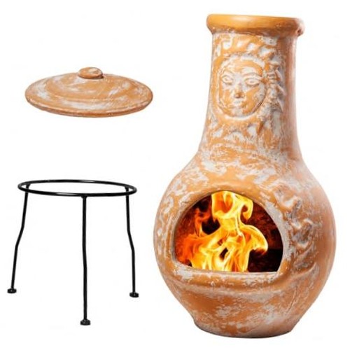 Chimenea outdoor fireplace - outdoor,