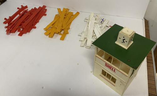 Vintage scalextric barriers - vintage,