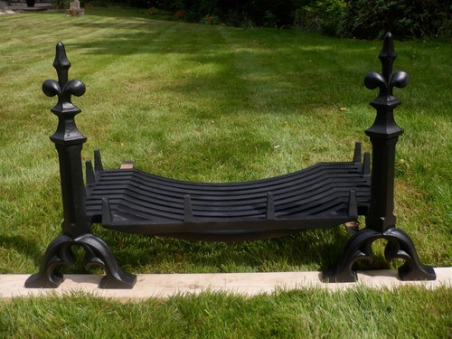 Cast iron log burner - cast,