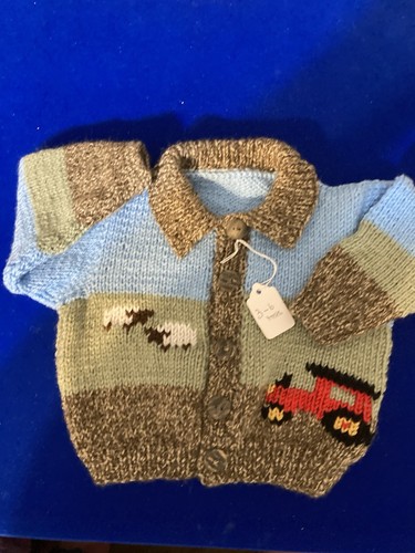 Down the farm boys cardigan - farm,