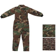 Boys Camo Insulated Coveralls