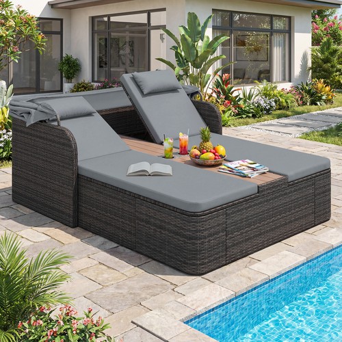 Patio adjustable sunbed for - patio,