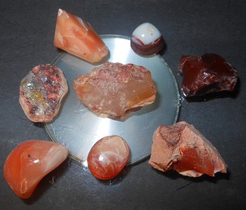 Mexican fire opal lot - , lapidary