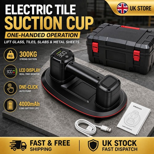 Electric vacuum suction cup - vacuum,