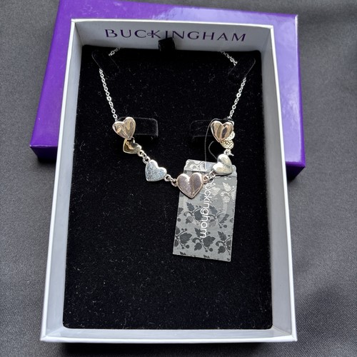 Buckingham heart necklace - heart,