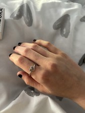 Silver pandora ring