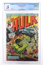 Incredible Hulk #180 - Marvel Comics 1974 CGC .5 1st appearance of Wolverine in 