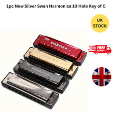 New silver swan harmonica - new,