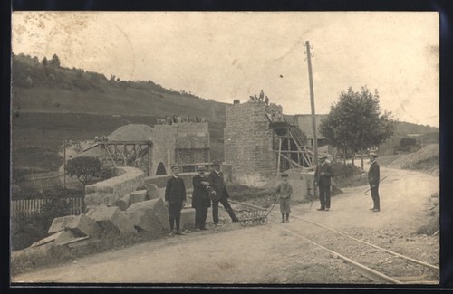 Photo lenzkirch bridge - photo-ak, lenzkirch,