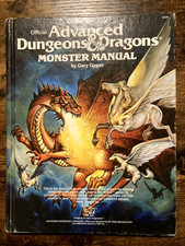 AD&D Monster Manual 1st Edition (2nd Cover) 4th printing  1979 TSR