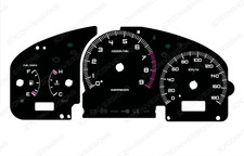 Subaru Impreza GD KM/H Plain Dial Cards 8 Colours Gauges