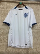 Men's Nike Dri-fit England football white t-shirt size 2XL - CG S86