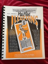 Rare Vintage Magic Tricks Book Stage Illusions Haunted Illusions Halloween Magic