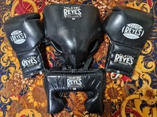 GENUINE Cleto Reyes Traditional Boxing Sparring SET Gloves/Headguard/Groinguard