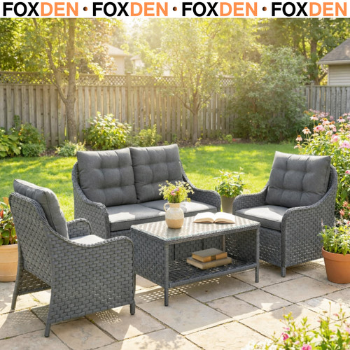 Seater wicker patio - 4,