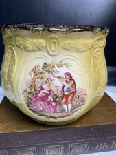 Oldcourt Ware Porcelain Antique Romantic Couple 14cm High Excellent Condition