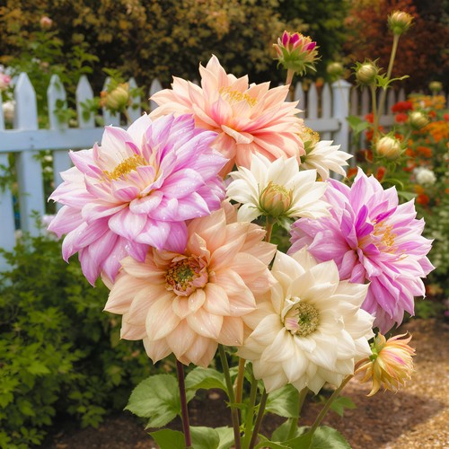Mega dahlia tubers unwin - mega, mix