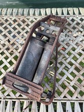 vintage veteran car / motorcycle  pump , Hattersley and Davidson twin cylinder