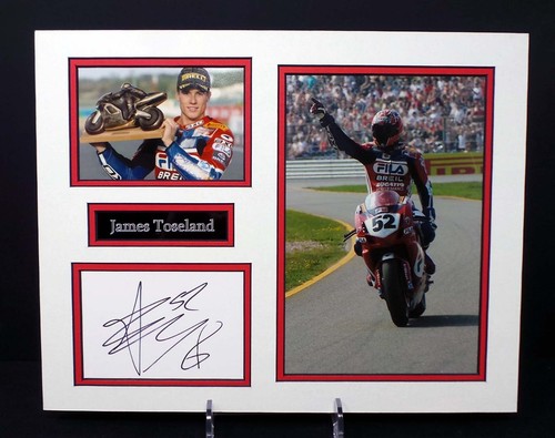 James toseland signed mounted - toseland,