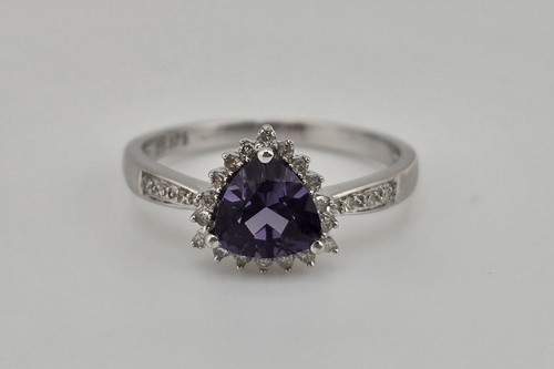 9ct white gold ladies - gold,