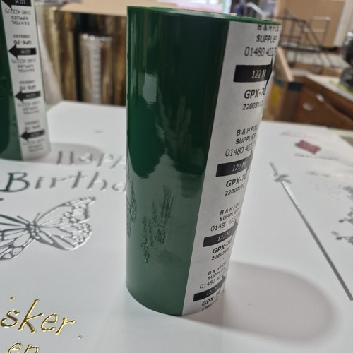 Green matt foil - foil,, for