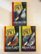 JOURNEY INTO SPACE - CHARLES CHILTON 3 LIMITED EDITION HARDBACK BOOKS