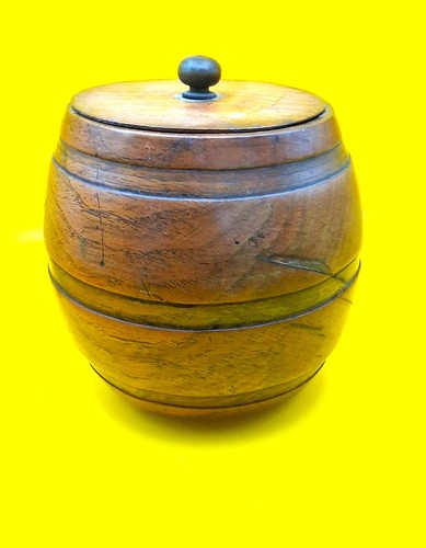 Antique wooden barrel tea - barrel,