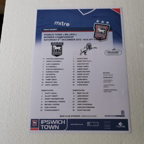 2012 ipswich v - ipswich, millwall