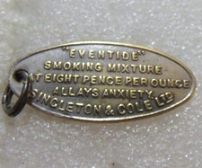 "Eventide" Tobacco Advert / Lost Key Ring Return & Reward Tag