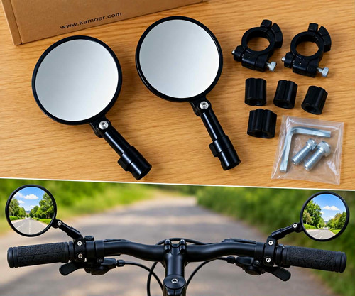 Bicycle handlebar mirror pair - bicycle,