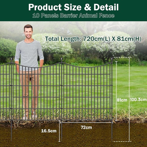 24ft long garden fence - 24ft,