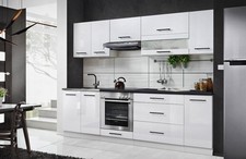 Modern Gloss White Kitchen Set