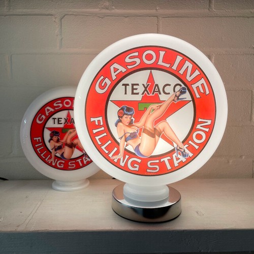Texaco filling station pinup - station,