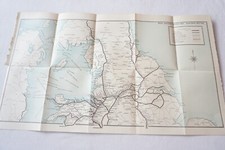 1912 GWR Northern Section Original Railway Map 