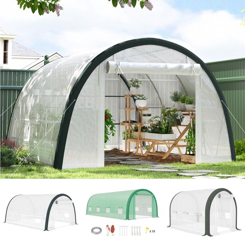 Upgraded polytunnel greenhouse - upgraded,