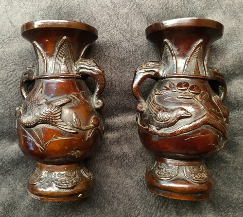 Pair small meji period - of,