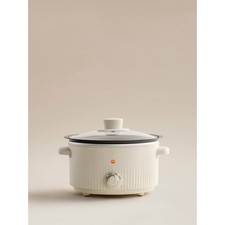 3L Slow Cooker Cream Textured