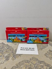 2x FABER-CASTELL - Felt Tip Pen Castle Pack of 47/50 in Cardboard Box (97 Total)