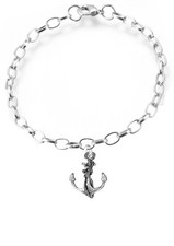 ch108 Anchor Silver tone