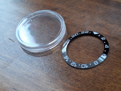 Ceramic black grey bezel for - ceramic,
