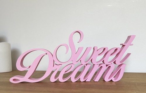 Sweet dreams word freestanding - sweet,