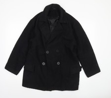 Topshop women black wool - black,