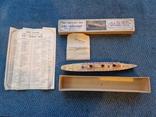 1930's R.M.S. Queen Mary. Unique Take To Piece Model. Chad Valley Co Ltd