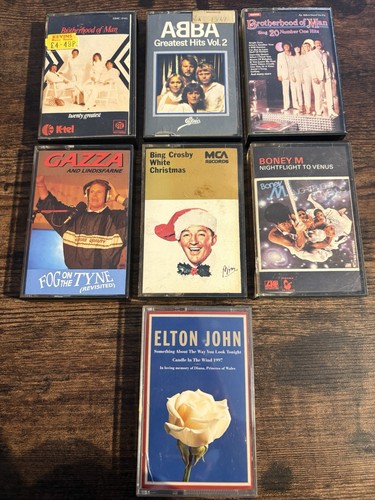 Vintage retro cassette tapes - retro,