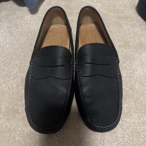 Tod black leather penny - tod’s,