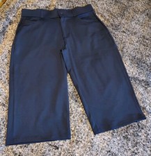 Navy Blue Smart Stretch Capri