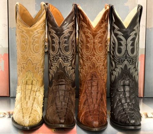 Mens western boots crocodile - mens,