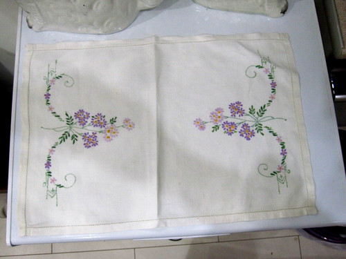 Vintage hand embroidered - vintage,